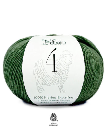 Bellissimo 4 ply Extra Fine Merino Wool
