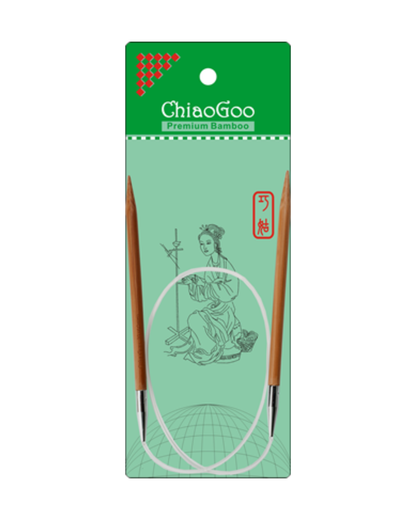 ChiaoGoo Bamboo Patina Fixed Circular Knitting Needles