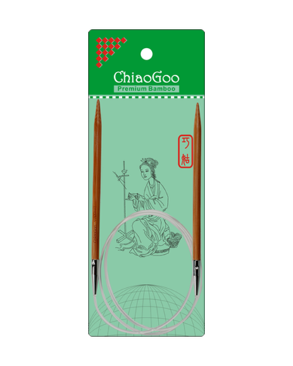 ChiaoGoo Bamboo Patina Fixed Circular Knitting Needles