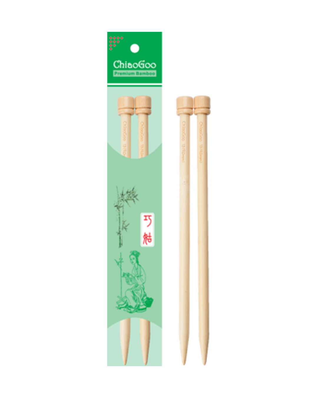 ChiaoGoo Bamboo Single Point Knitting Needles (straight)
