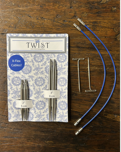 ChiaoGoo Twist Lace Stainless Steel Interchangeable Short Combo Pack