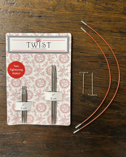 ChiaoGoo Twist Lace Stainless Steel Interchangeable Short Combo Pack