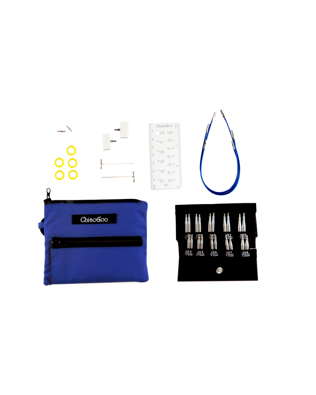 ChiaoGoo Twist Shorties Interchangeable Knitting Needle Set