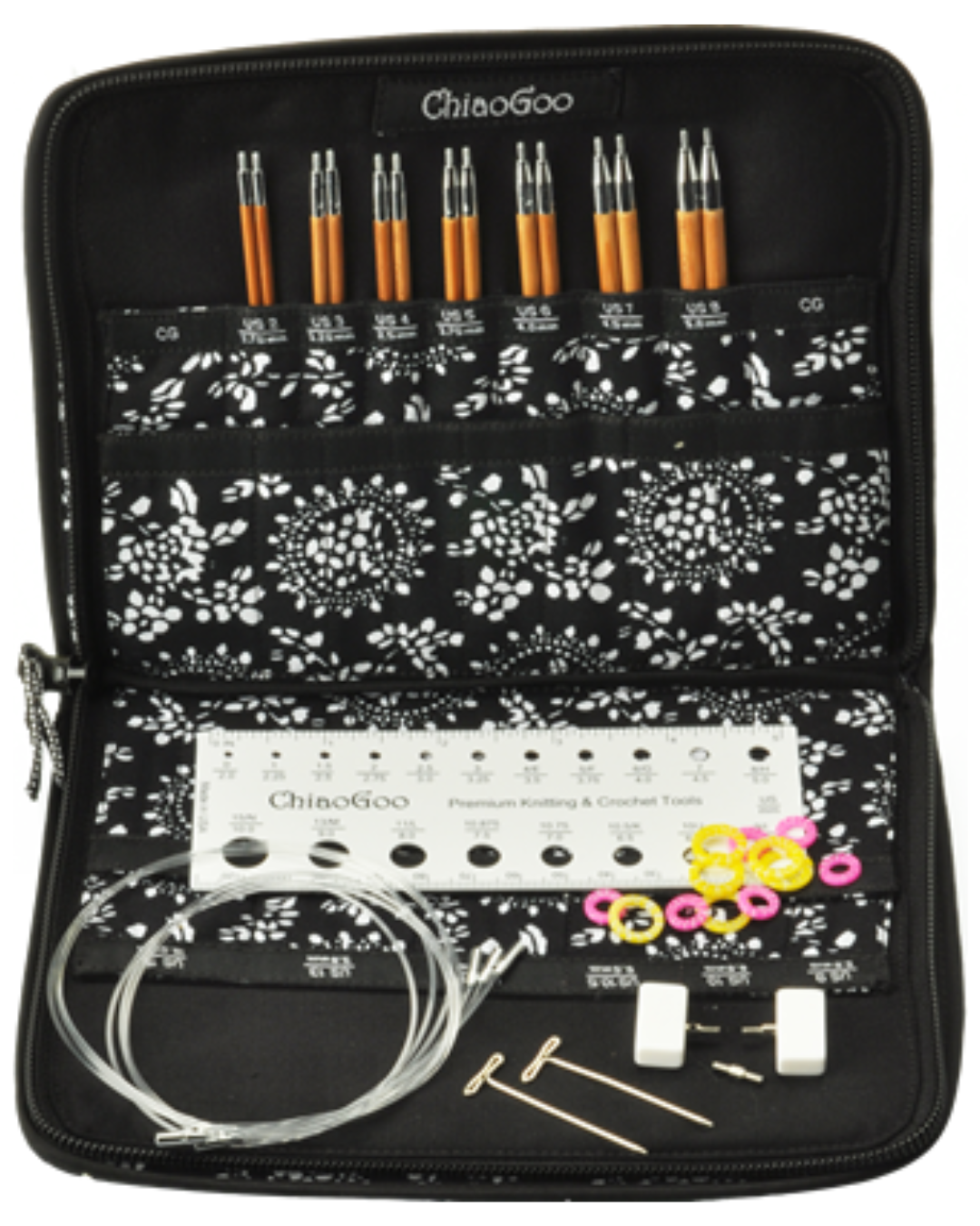 ChiaoGoo Spin Bamboo Interchangeable Knitting Needle Sets