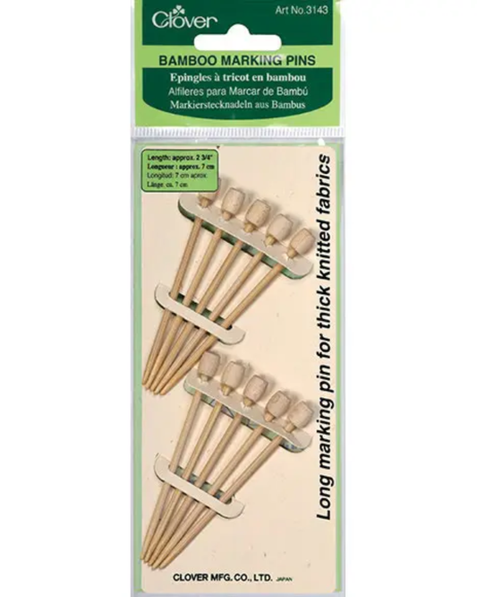 Clover Bamboo Marking Pins 3143