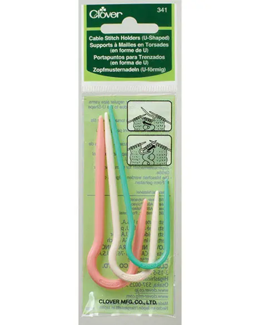 Clover Cable Stitch Holders (U-shaped) 341