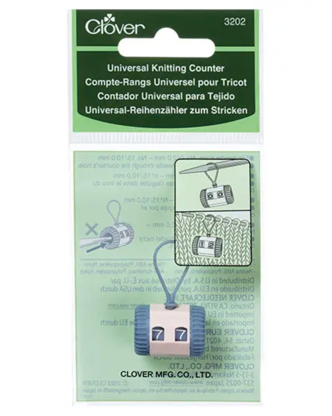 Clover Universal Knitting Counter 3202