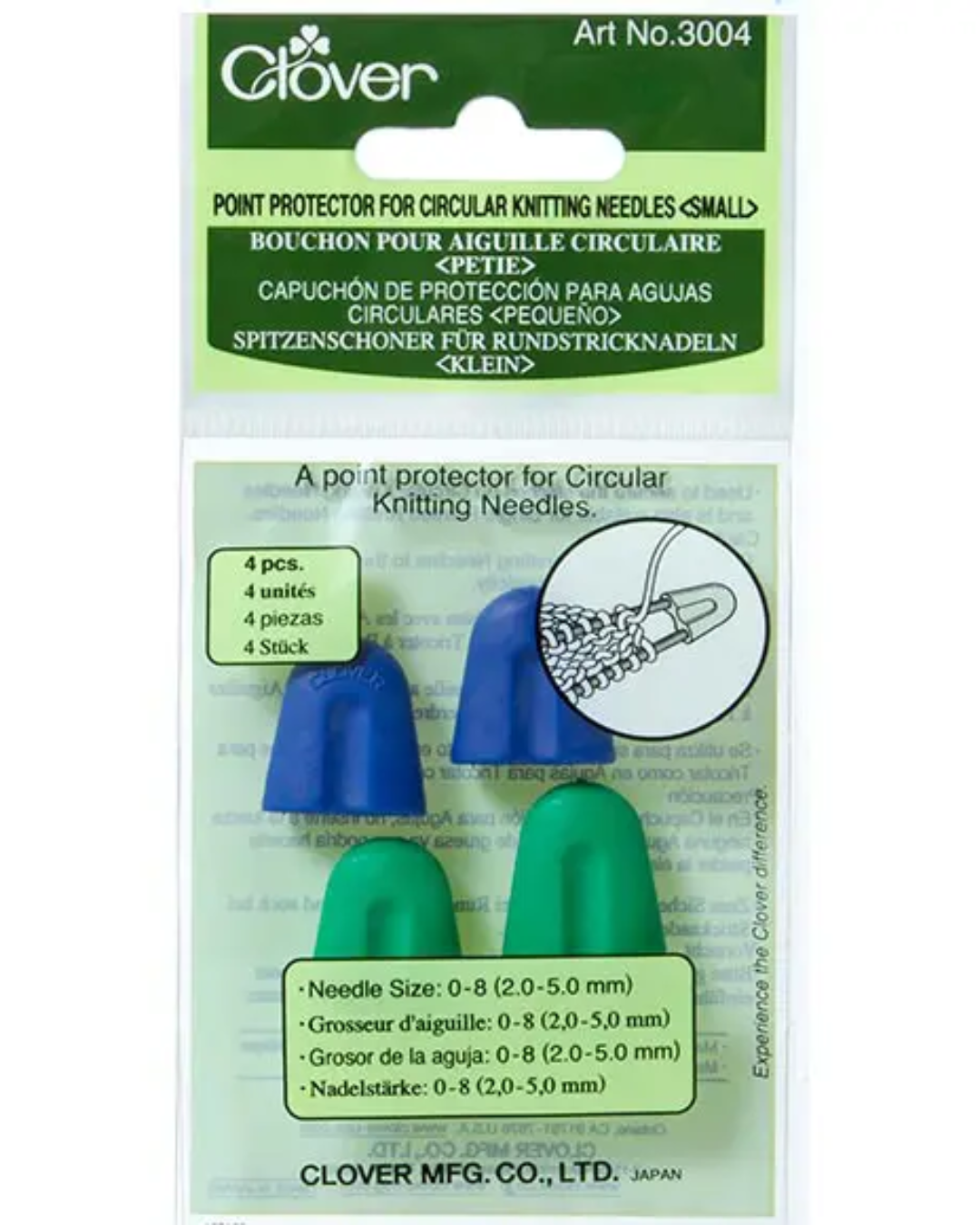 Clover point protector for circular knitting needles 3004/3005
