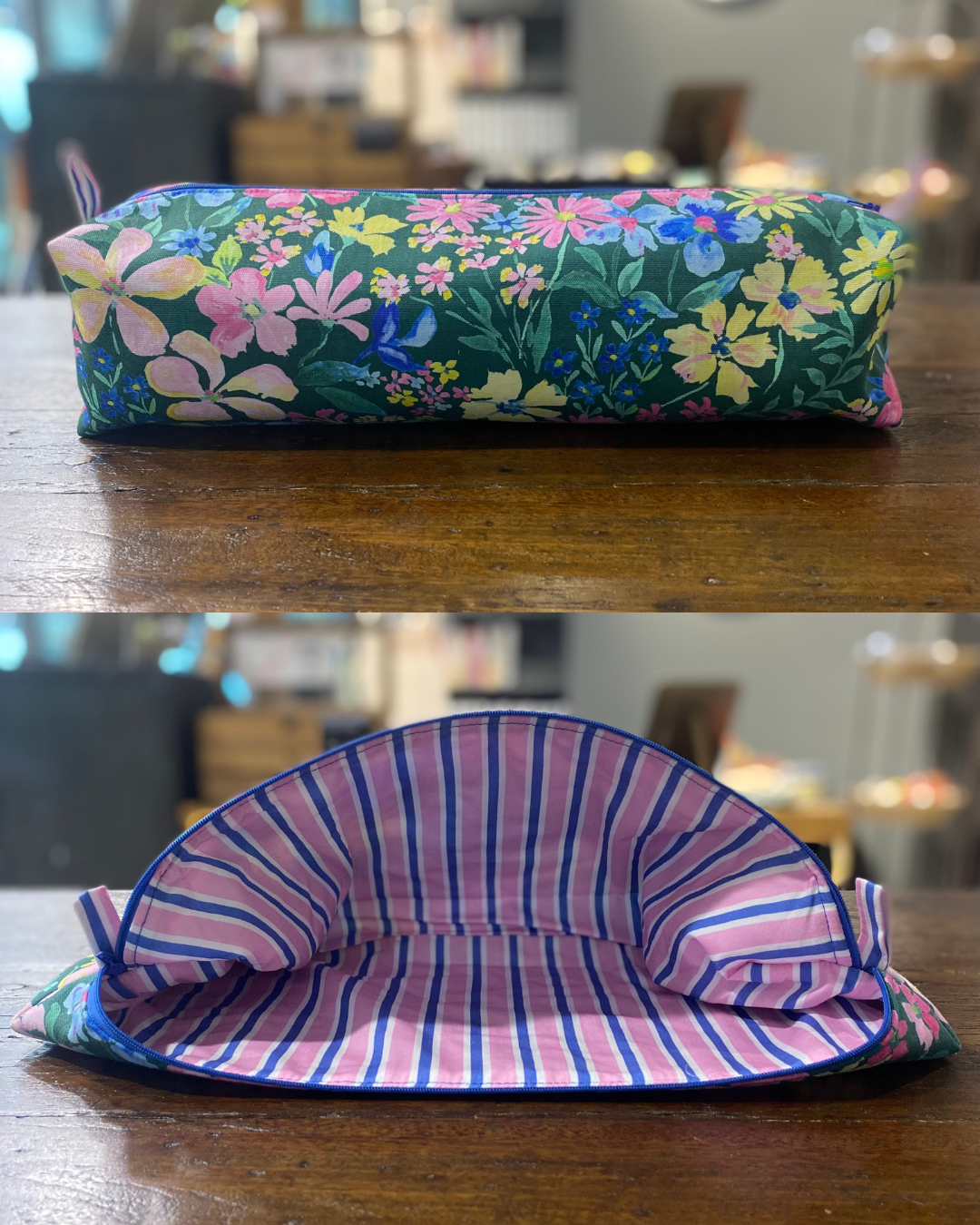 Hand Sewn Fabric Zipper Project Bags