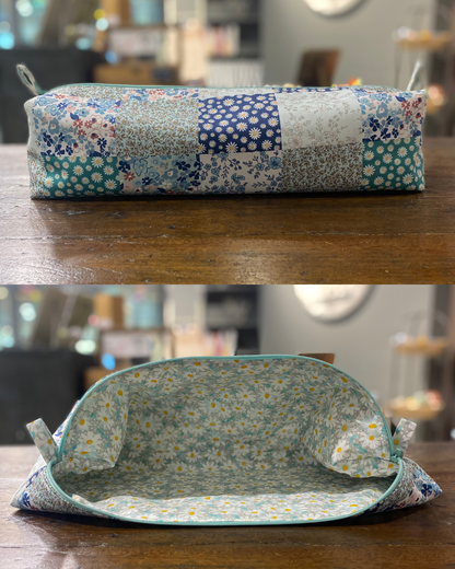 Hand Sewn Fabric Zipper Project Bags