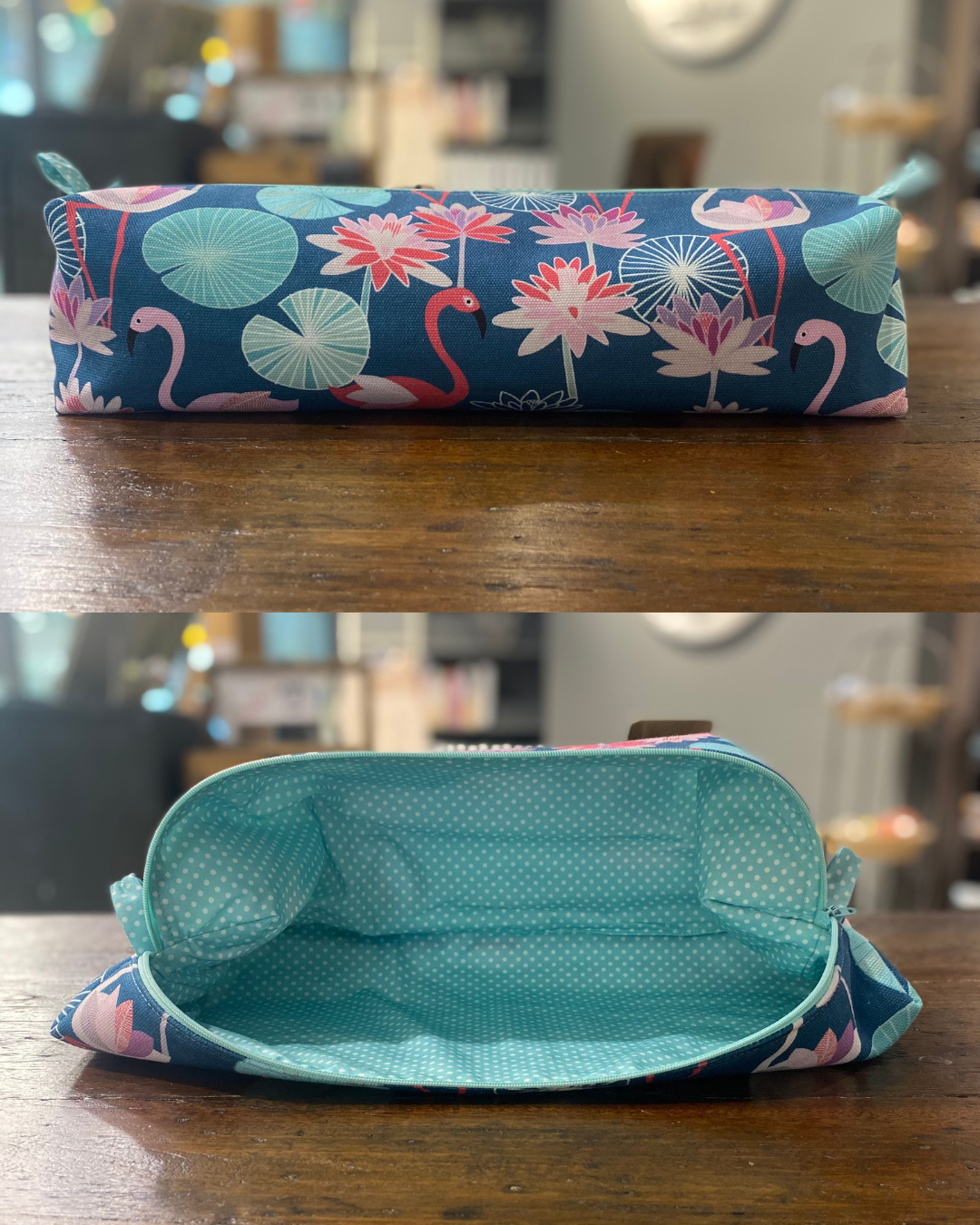 Hand Sewn Fabric Zipper Project Bags