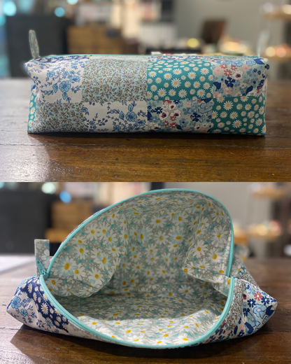 Hand Sewn Fabric Zipper Project Bags