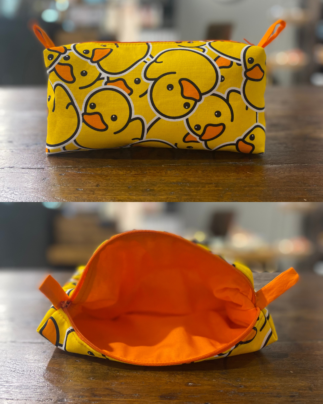 Hand Sewn Fabric Zipper Project Bags