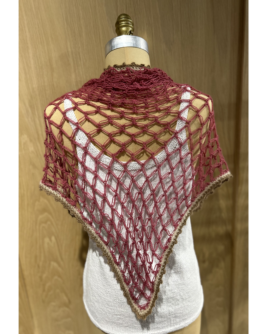 Openwork Crochet Shawl