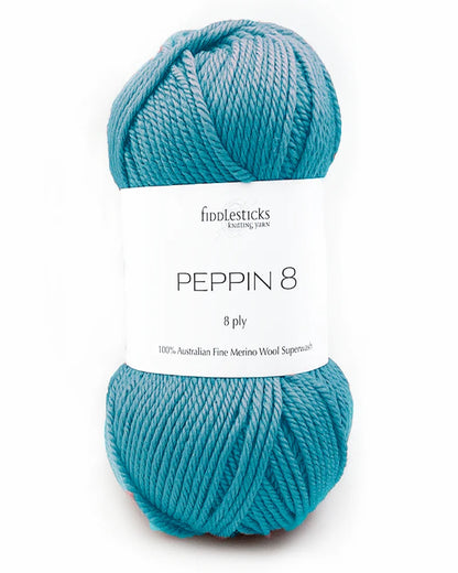 Fiddlesticks Peppin 8 Fine Merino Wool