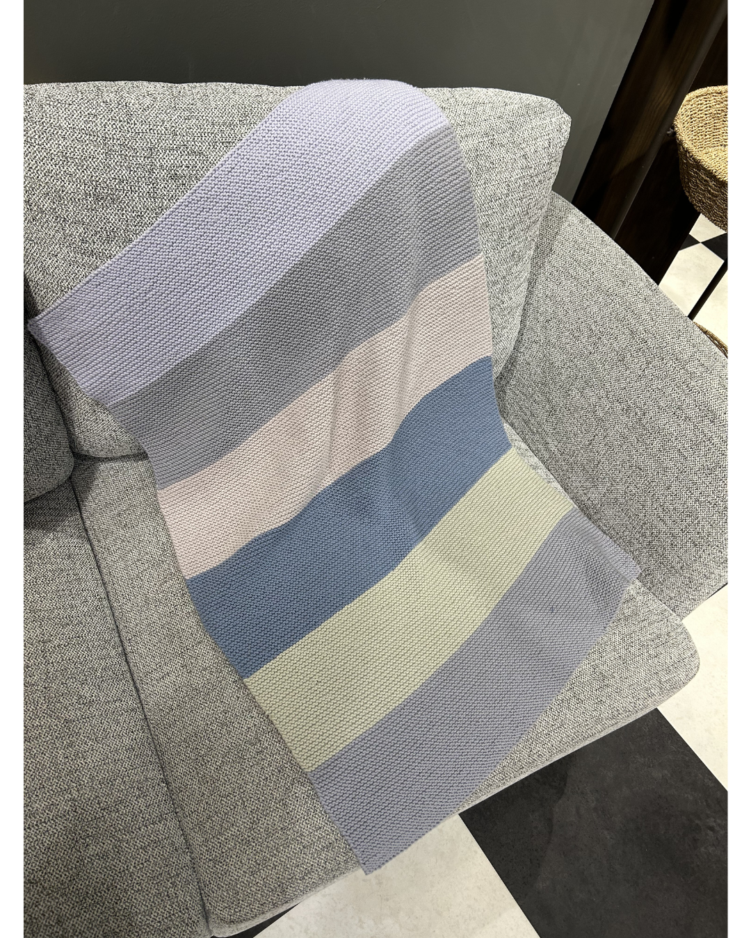 Garter Stitch Blanket - Cleckheaton Superfine Merino